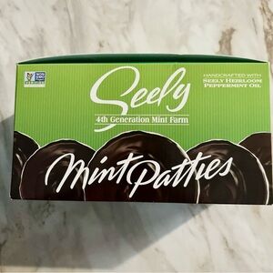 Seely Mint Patties (Box Of 12) Chocolate Heirloom Peppermint Oil Patty